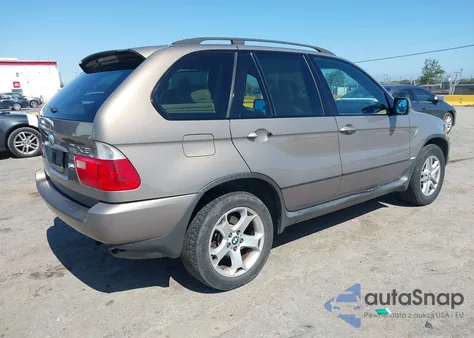 2004 BMW X5 3.0I из США, поврежденный, VIN 5UXFA13534LU38745